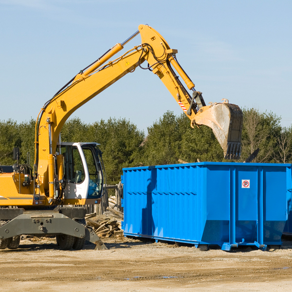 are there any restrictions on where a residential dumpster can be placed in Salem Iowa